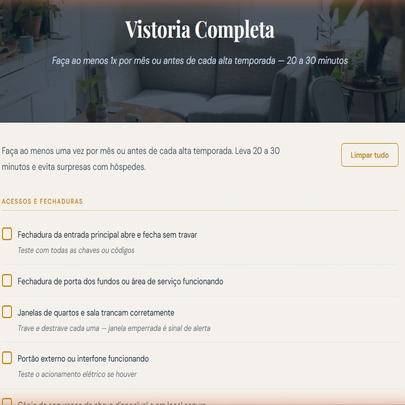 Vistoria Completa